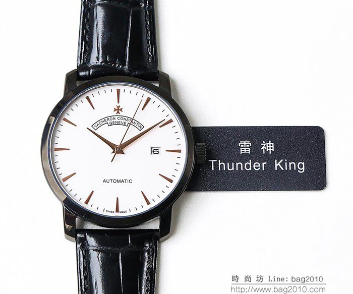 江詩丹頓 Vacheron Constantin LS精品 2018新款 進口9015機芯 小牛皮原裝蝴蝶扣 超強防水 高檔男士腕表  wssb3636